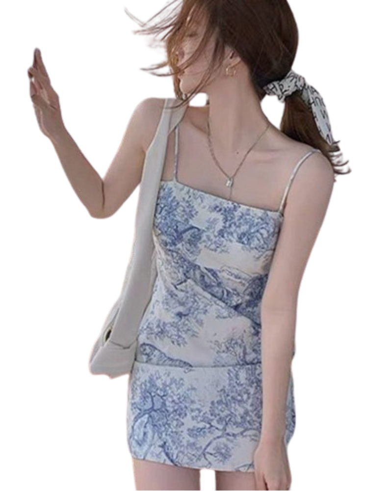 Vestido de verano sexy con cuello halter
