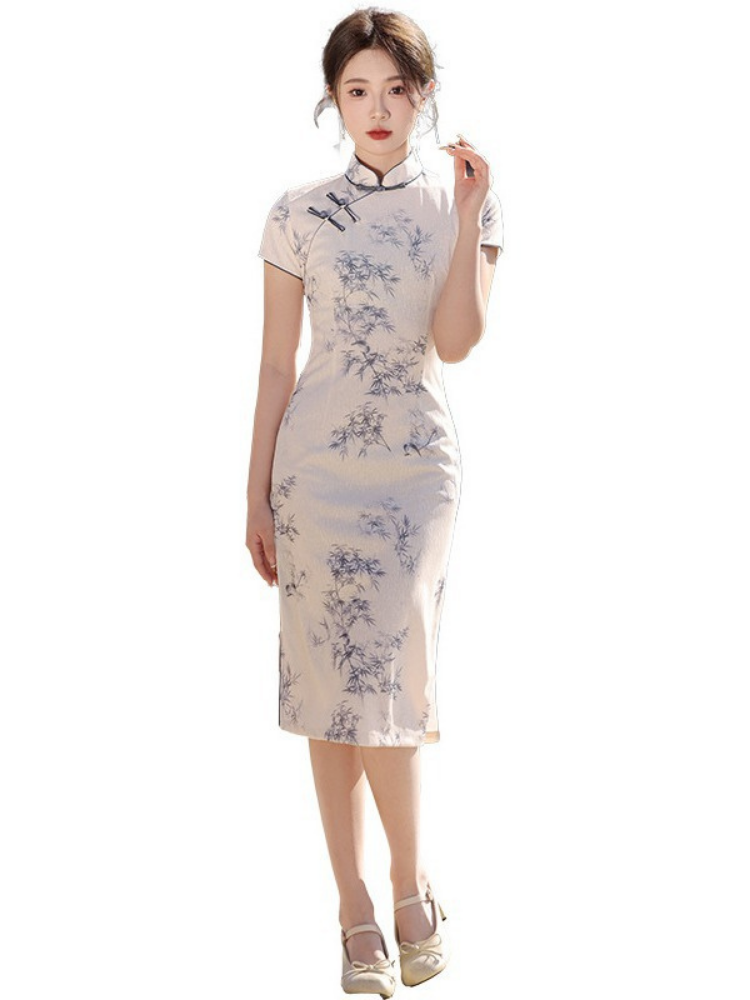 Cheongsam elegante, retro y mejorado